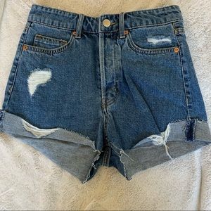 HM denim ripped jeans